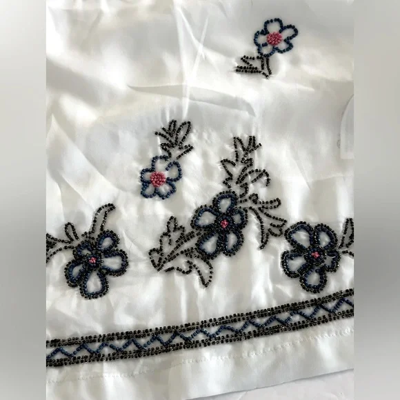 ABERCROMBIE & FITCH - TREVOR PROJECT || Pride Camp Cropped Sheer Shirt. Sz. S - Picture 8 of 13